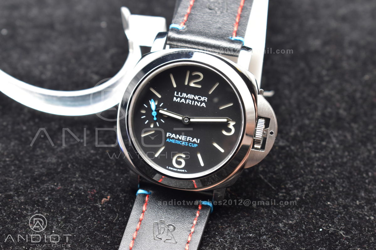 PAM724 America's Cup L.E SS/LE Black HWF A6497